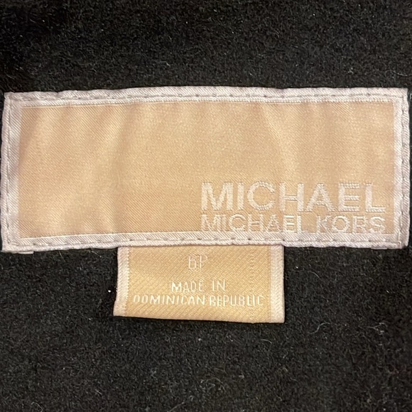 Michael Kors Black Wool Coat Jacket Size 6 - Picture 9 of 11